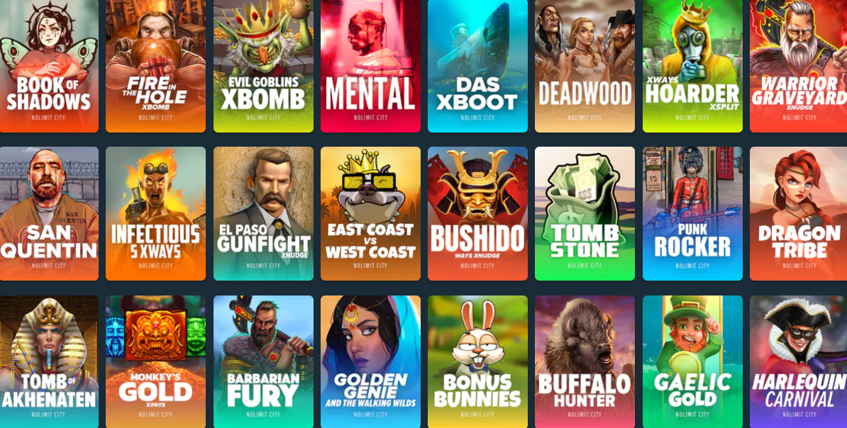 No Limit City En Çok Kazandıran Slot Oyunları